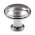 Top Knobs Nouveau 1 1/8" Ringed Mushroom Cabinet Knob Polished Chrome M377