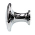 Top Knobs Nouveau 1 1/8" Ringed Mushroom Cabinet Knob Polished Chrome M377