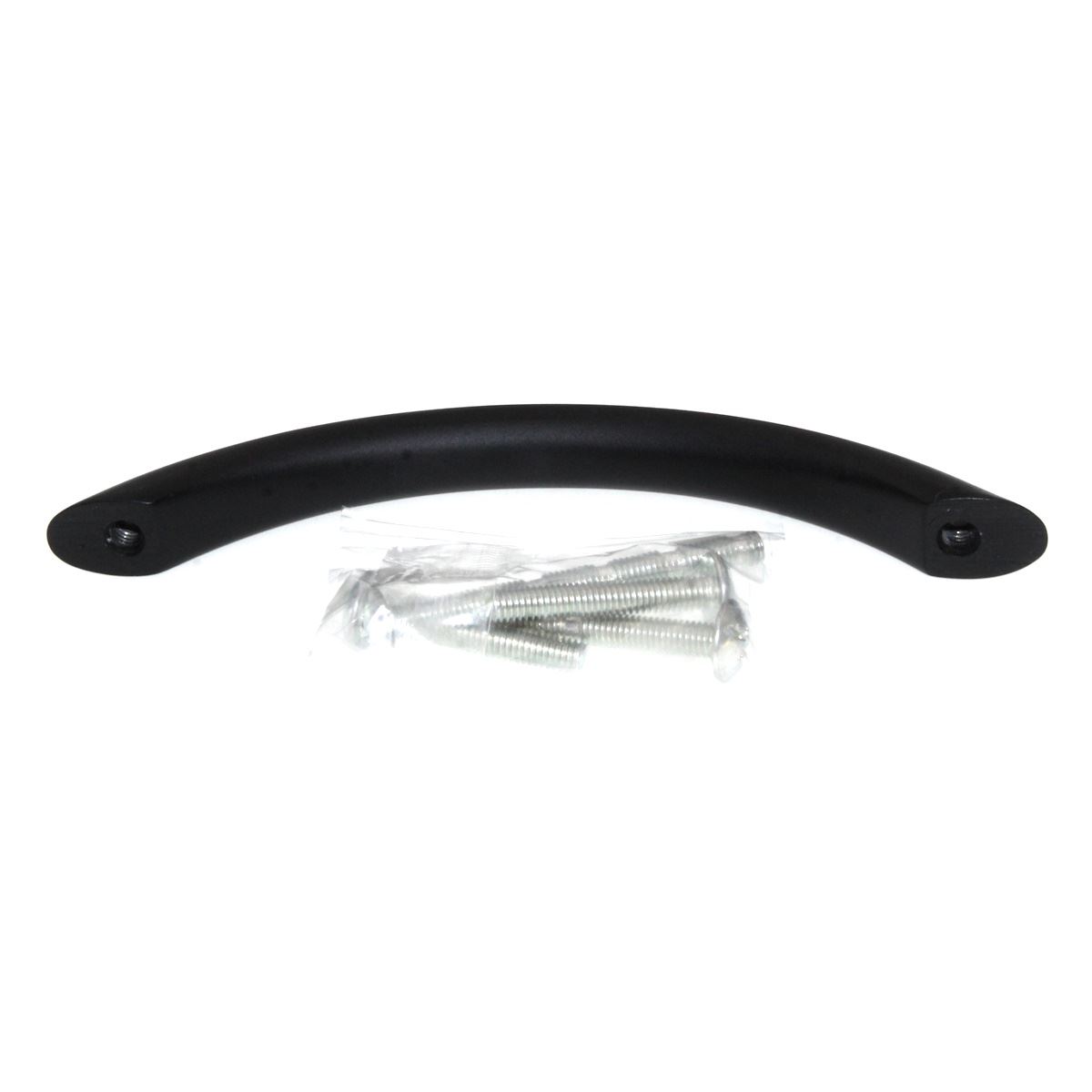 Top Knobs Nouveau Cabinet Arch Pull 3 3/4" (96mm) CTC Flat Black M386