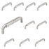 10 Pack Keeler Ribbon & Reed M408 Satin Nickel 3 3/4" (96mm)cc Solid Brass Handle Pull