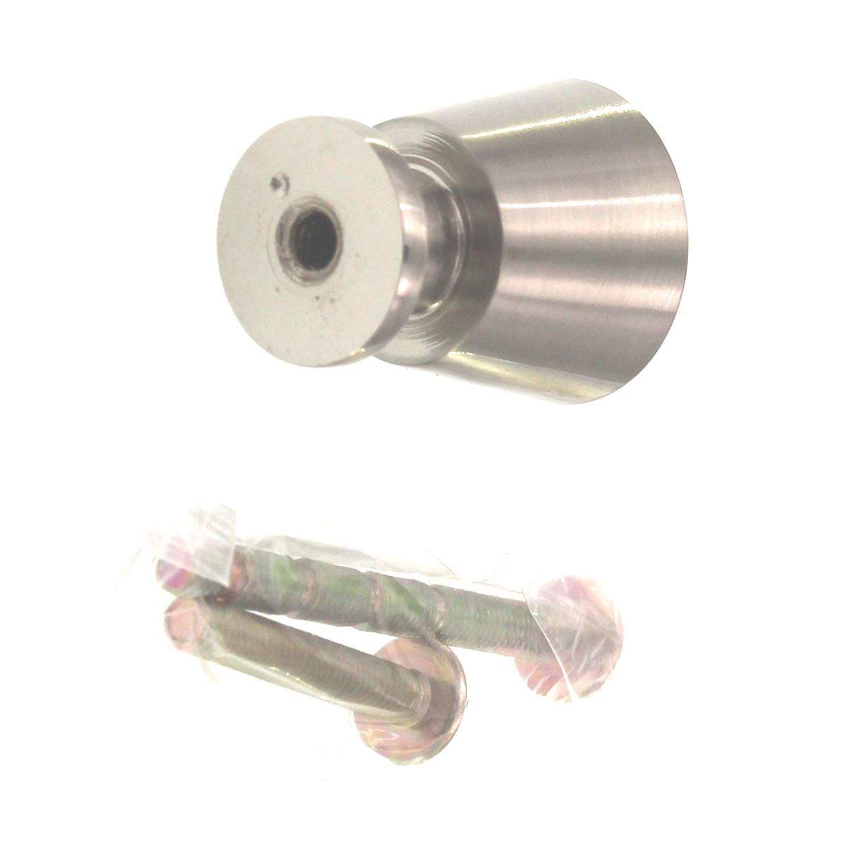 Top Knobs Nouveau Rocks 7/8" Conical Cabinet Knob Brushed Satin Nickel M549