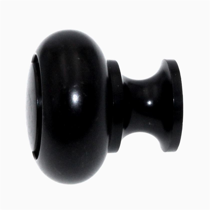 Top Knobs Normandy 1 1/4 Inch Brass Cabinet Decorative  Knob Patina Black M599