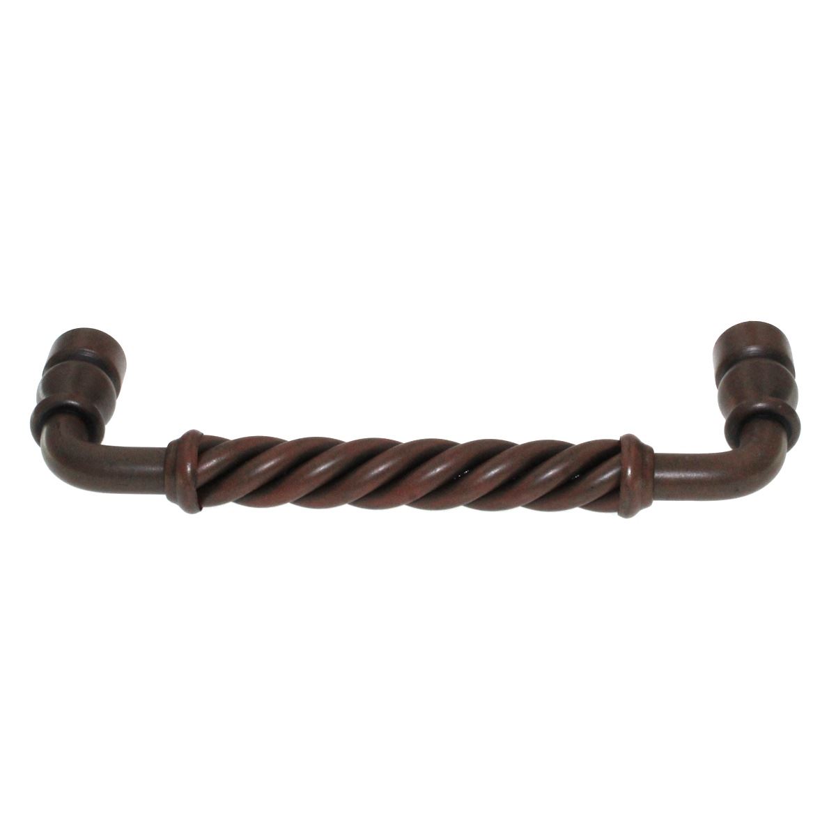 Top Knobs Normandy Cabinet Arch Pull Twisted 6" CTC Patina Rouge M669