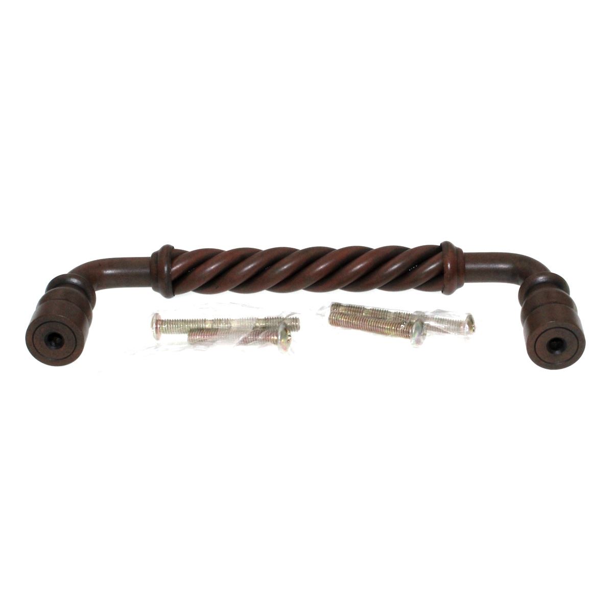 Top Knobs Normandy Cabinet Arch Pull Twisted 6" CTC Patina Rouge M669