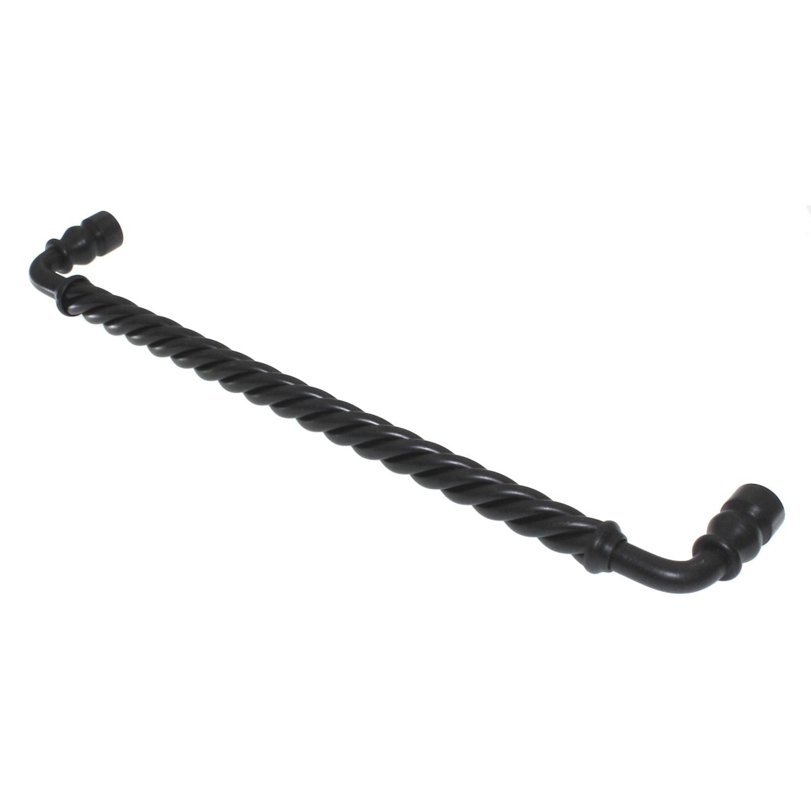 Top Knobs Normandy Cabinet Arch Pull Twisted 12" CTC Patina Black M677