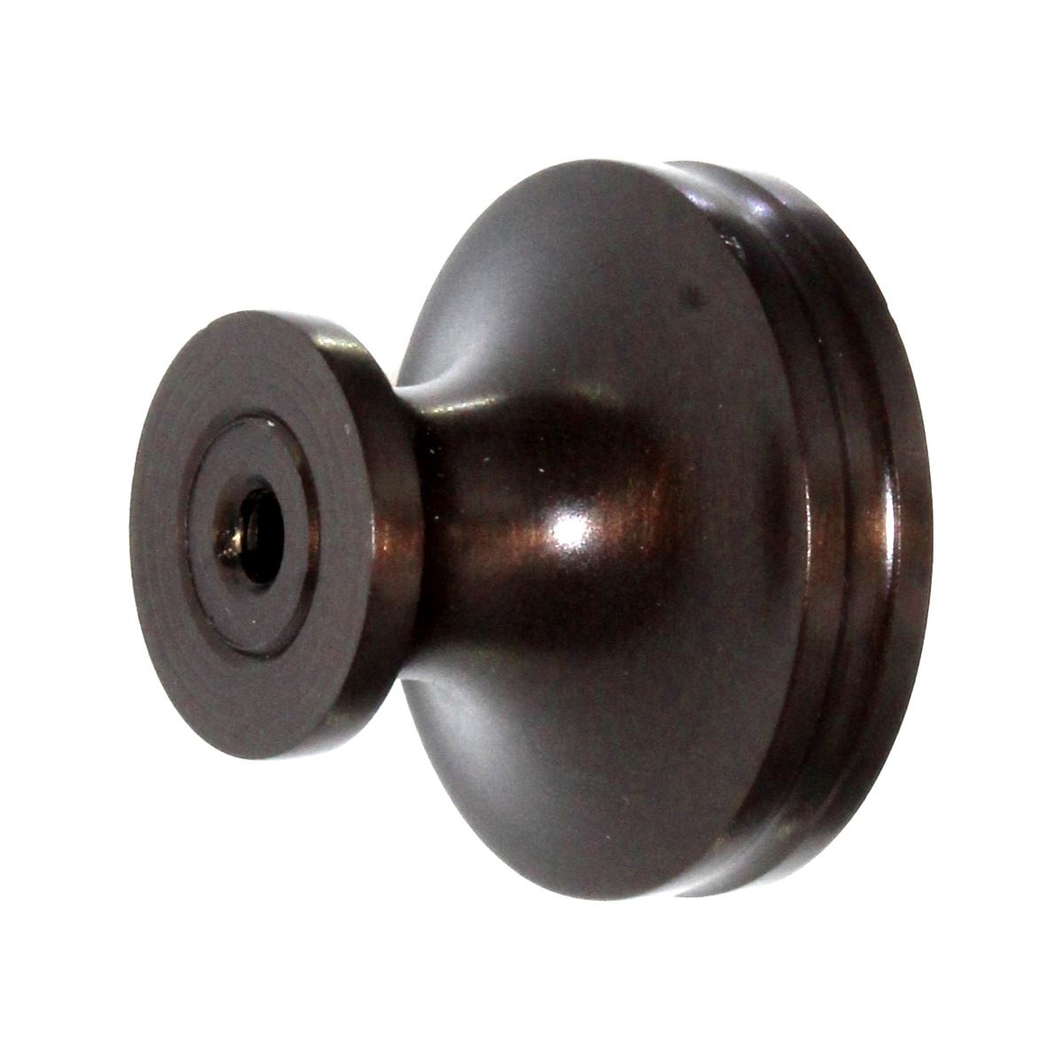 Top Knobs Oil Rubbed Bronze 1 1/4" Button Faced Knob Oil Rubbed Bronze M755