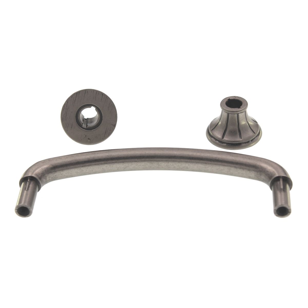Top Knobs Edwardian Lund Cabinet Arch Pull 4" CTC Pewter Antique M965