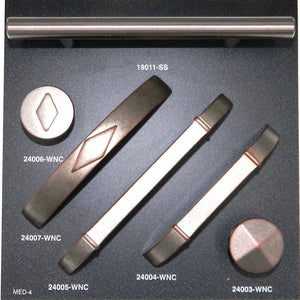 Amerock Vasari Weathered Nickel Copper 5" (128mm) Ctr Cabinet Handle BP24005-WNC