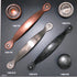 10 Pack Amerock Inspirations 1 3/8" Ringed Knob Weathered Nickel BP1586-WN