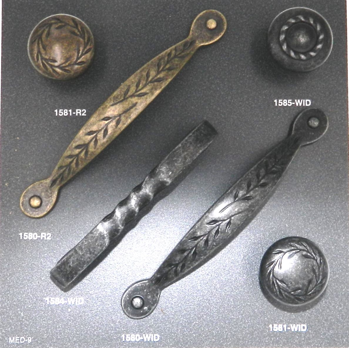 10 Pack Amerock Inspirations 1 1/4" Rope Knob Oil Rubbed Bronze BP1585-ORB
