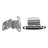 Pair Hickory Hardware Polished Chrome 3/8" Inset Hinges Non Self-Closing P140-26