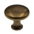 Hickory Hardware Conquest Lustre Brass Round Smooth 1 1/8" Cabinet Knob P14255-LB