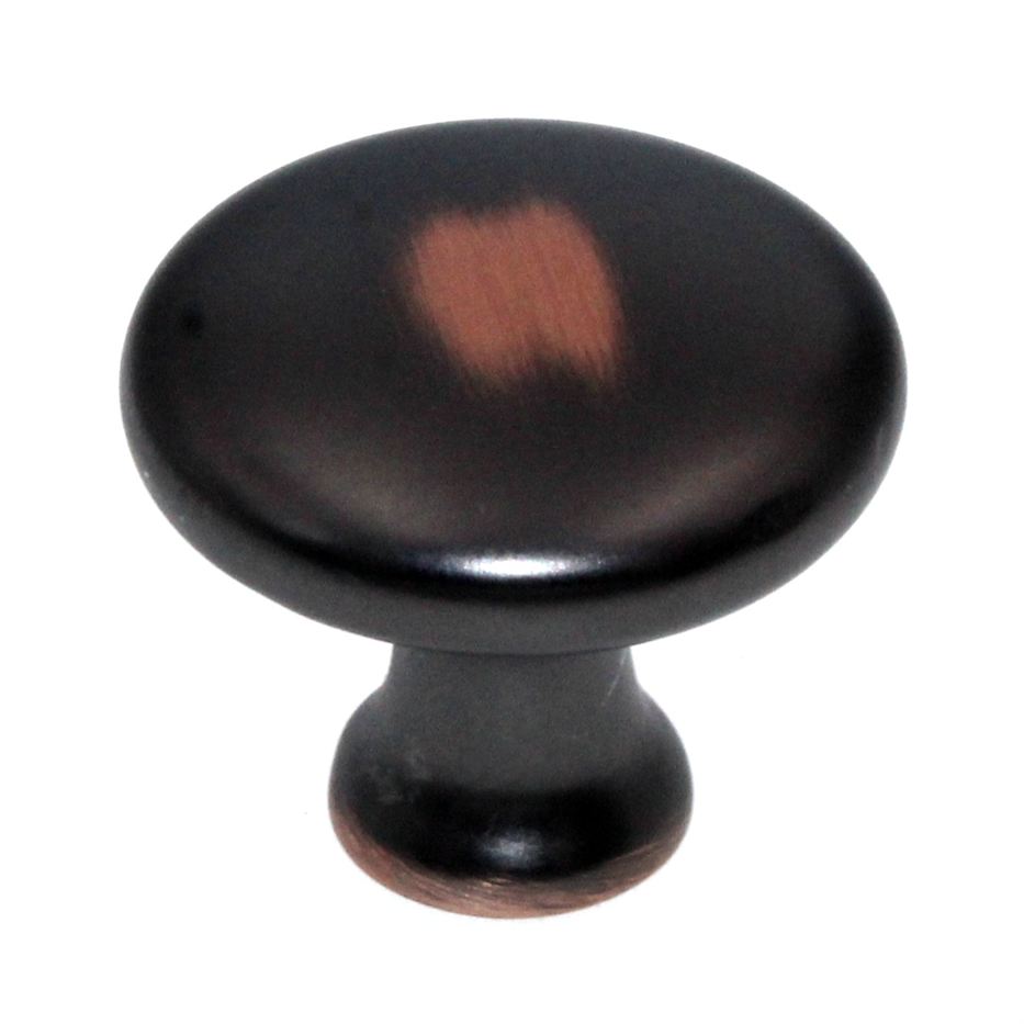 Hickory Hardware Conquest 1 1/8" Round Cabinet Knob Oil-Rubbed Bronze P14255-OBH