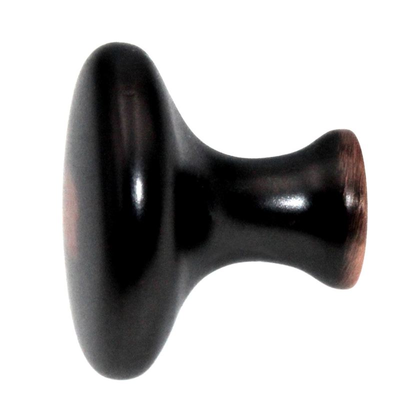 Hickory Hardware Conquest Oil-Rubbed Bronze 1 1/8" Cabinet Knob P14255-OBH, 10 Pack 