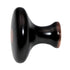 Hickory Hardware Conquest Oil-Rubbed Bronze 1 1/8" Cabinet Knob P14255-OBH, 10 Pack 