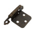 Hickory Hardware Flush Overlay Self-Closing Cabinet Hinges Antique Brass P144-AB