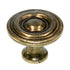 Hickory Hardware Conquest Lustre Brass Round 1 1/8" Cabinet Knob P14402-LB