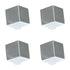 4 Pack Hickory Hardware Euro-Contemporary 1 1/2" Chrome Cabinet Knobs P2160-CH