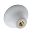 20 Pack Hickory Hardware English Cozy 1 1/2" White and Green Checked Ceramic Cabinet Knob P2180-WGRCK