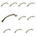10 Pack Hickory Harlequin P2422-BOA Blonde Antique 5" (128mm)cc Cabinet Handle Pull