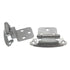 30 Pair of Belwith Chromolux 3/8" Inset Hinges Self-Closing P243-CLX