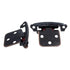 Pair Hickory Hardware P244-OBH Oil Rubbed Bronze Self Closing Cabinet Hinges