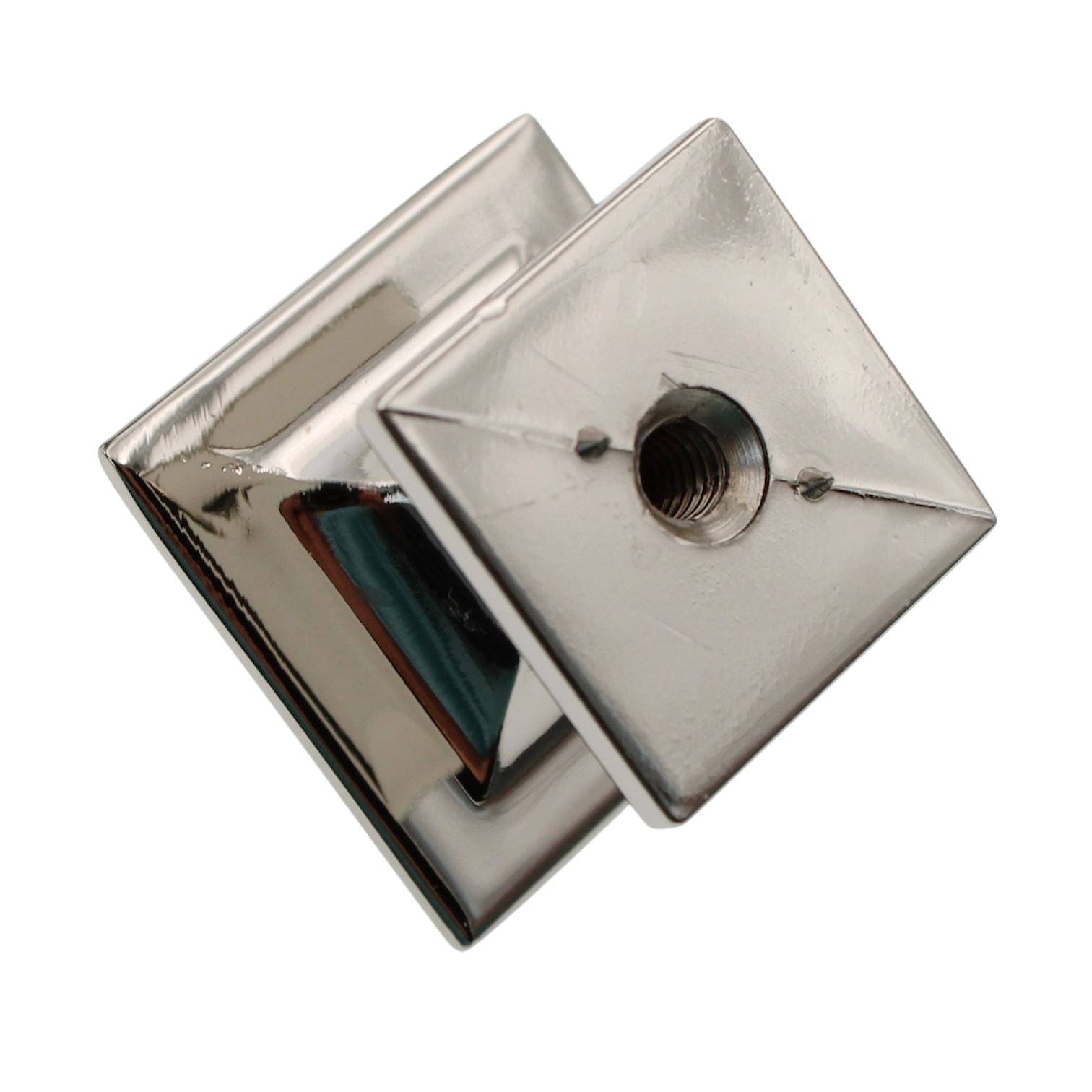 Hickory Hardware Studio Bright Nickel 1 1/4" Rectangle Cabinet Knob 