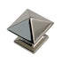 Hickory Hardware Studio Bright Nickel 1 1/4" Rectangle Cabinet Knob 