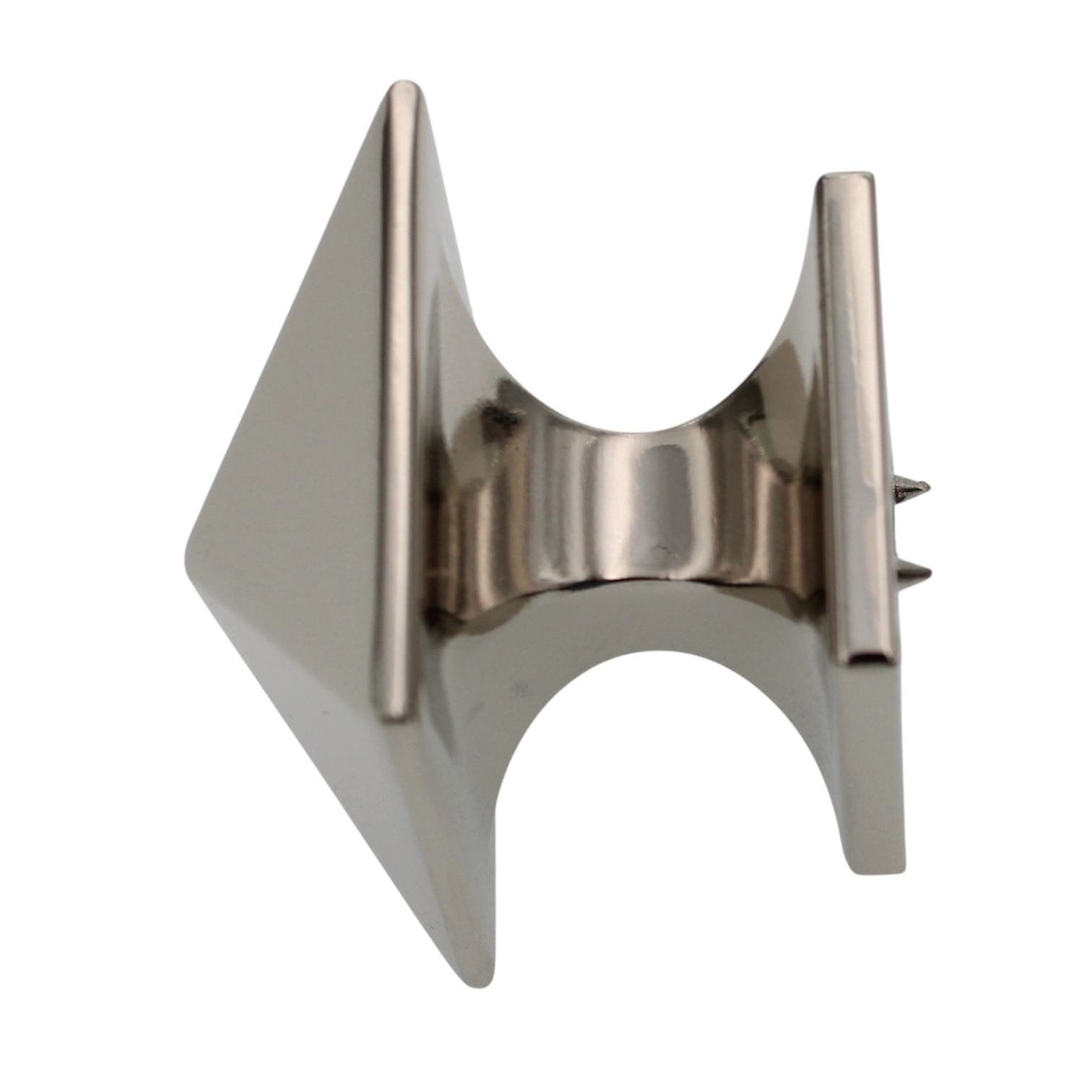Hickory Hardware Studio Bright Nickel 1 1/4" Rectangle Cabinet Knob 