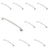 10 Pack Hickory Hardware Altair Silver 160mm Cabinet Handle Pulls P3080-SLV