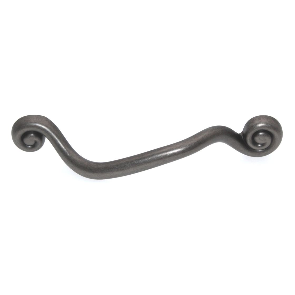 Belwith Hickory Black Nickel Vibed 5"cc Curved Cabinet Handle Pull P3161-BNV