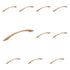10 Pack Hickory UltraMod P3222-SRG Satin Rose Gold 6 1/4" (160mm)cc Handle Pull