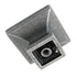 Warwick Extensisty Weathered Nickel 1 1/4" Square Cabinet Knob P3428-WN