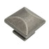 Warwick Extensisty Weathered Nickel 1 1/4" Square Cabinet Knob P3428-WN