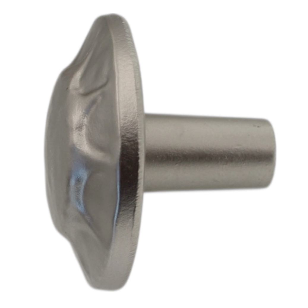 Hickory Hardware Clover Creek 1 1/4" Cabinet Knob Flat Nickel P3562-FN