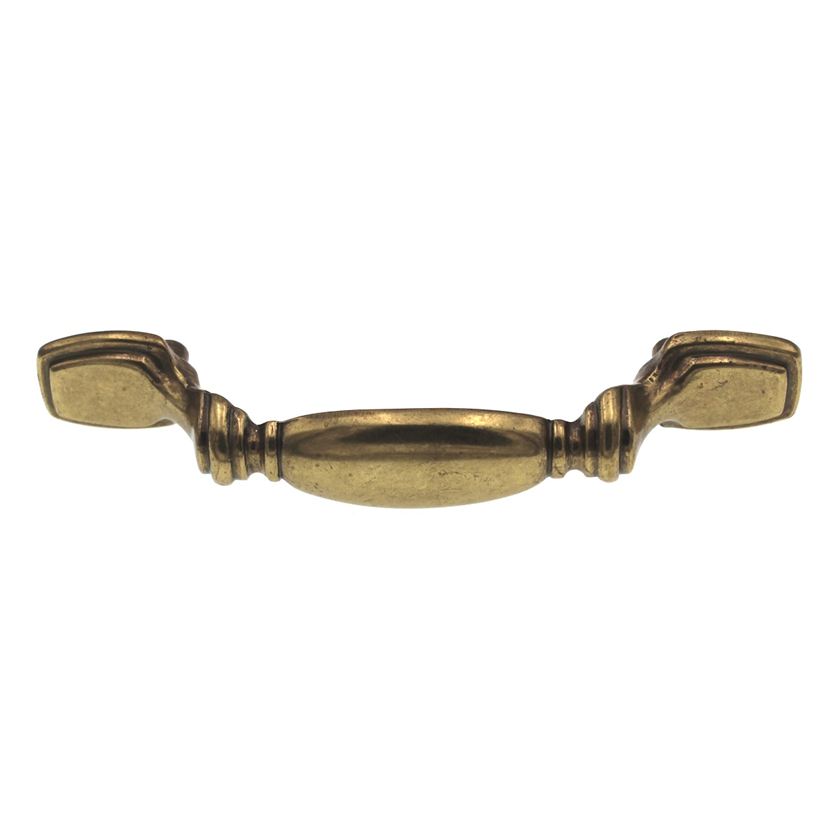 Hickory Hardware Manor House Lancaster Hand Polished Brass Cabinet  3"cc Handle Pull P362-LP