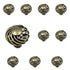 10 Pack Hickory Hardware Callis Country 1 5/8" Wrought Brass Birdcage Basket Cabinet Knob P3653-WRB
