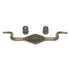 10 Pack Hickory Callis Country P3665-WRB Wrought Brass 5" (128mm)cc Drop Cabinet Bail Pull