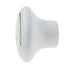 Liberty Ceramic White Pink Ceramic Flower 1 5/16" Knob P40011H-W-C7