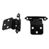 Pair of Belwith 3/8" Inset Hinges Black P50030F-22