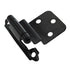 Pair of Belwith 3/8" Inset Hinges Black P50030F-22