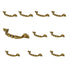 Hickory Manor House 10 Pack P509-LP Lancaster Brass 3"cc Cabinet Handle Pulls
