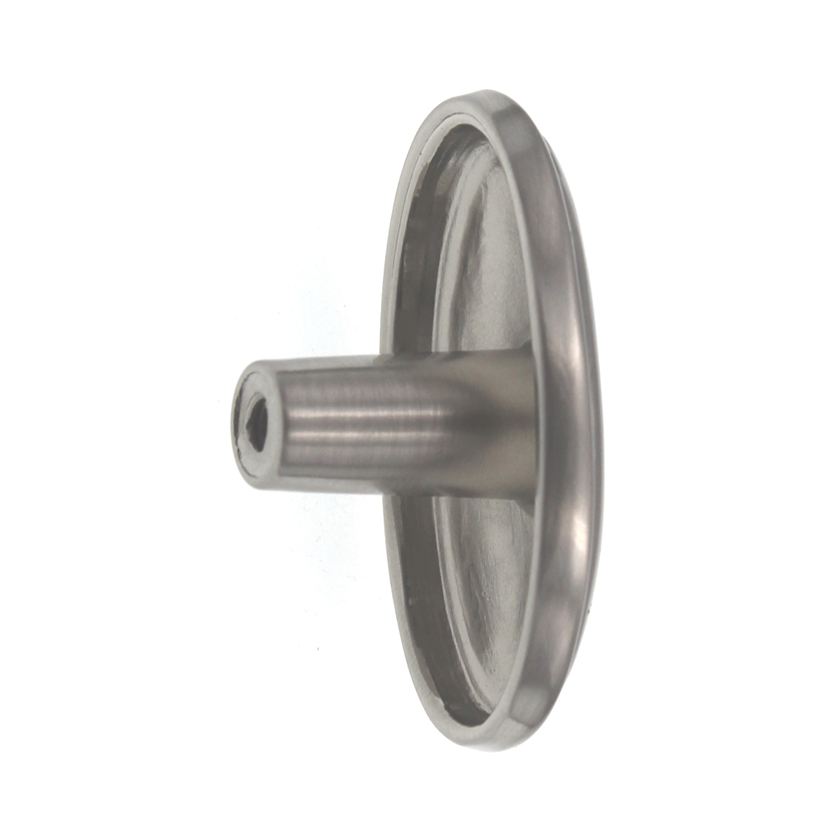 Hickory Hardware Tranquility Satin Chrome Oval Smooth Dome 1 11/16" Cabinet Knob P517-SC