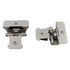 Hickory Hardware 2 Double Demountable Hinges 1/4" Overlay Satin Nickel P5311-SN