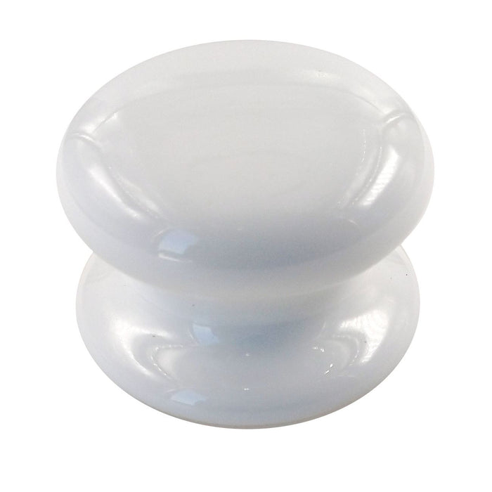 Belwith Products English Cozy 1 1/2" Round Knob White P6106-W