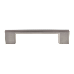 Pride Miami Square Cabinet Bar Pull 3 3/4" (96mm) Ctr Satin Nickel P80572-SN