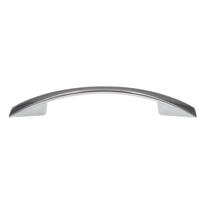 Pride Modern Bow Cabinet Arch Pull 3 3/4" (96mm) Ctr Polished Chrome P82103-PC