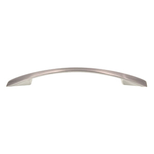 Pride Modern Bow Cabinet Arch Pull 5" (128mm) Ctr Satin Nickel P82104-SN