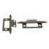 Hickory Hardware Self Mortise 2" Minaret Cabinet Hinges Antique Brass P8294-AB