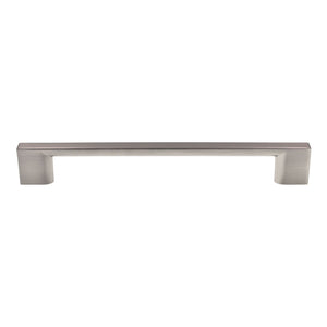 Pride Miami Square Cabinet Bar Pull 6 1/4" (160mm) Ctr Satin Nickel P83572-SN